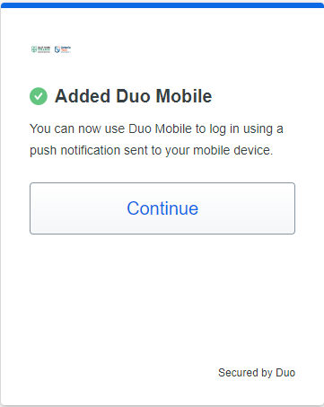 added Duo Mobile image